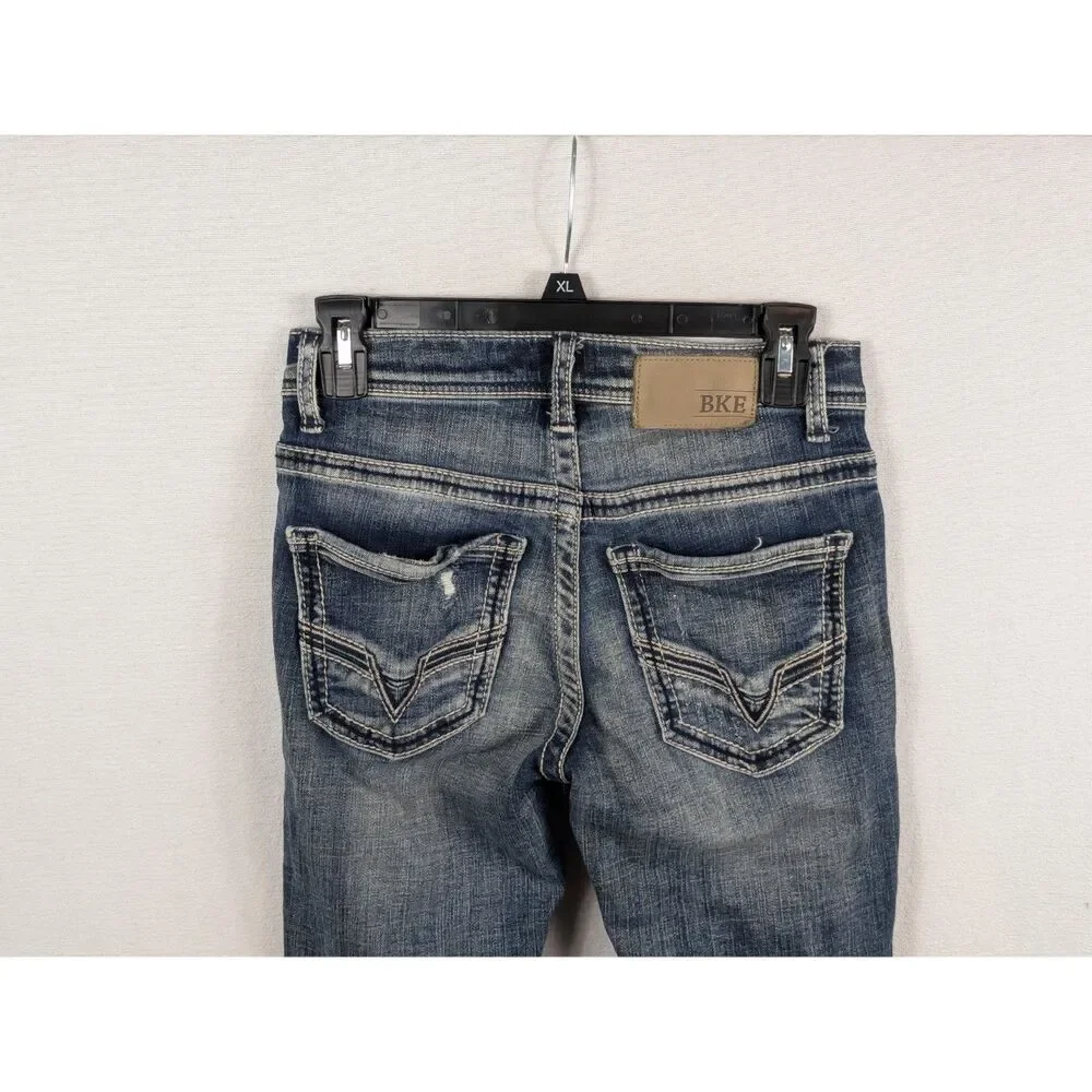 BKE Alec Straight Stretch Jeans Blue Men's/Boys Size 27R